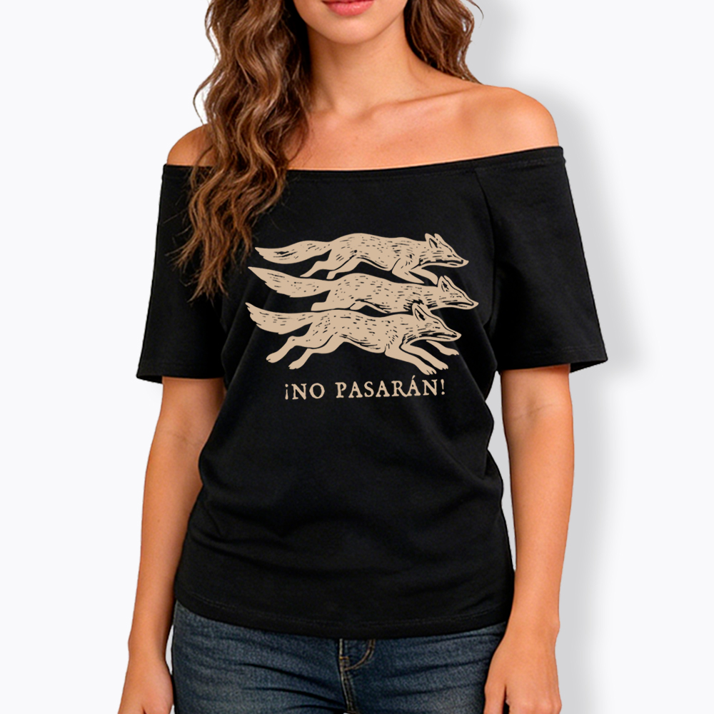 Foxes Resistance Off Shoulder T-Shirt