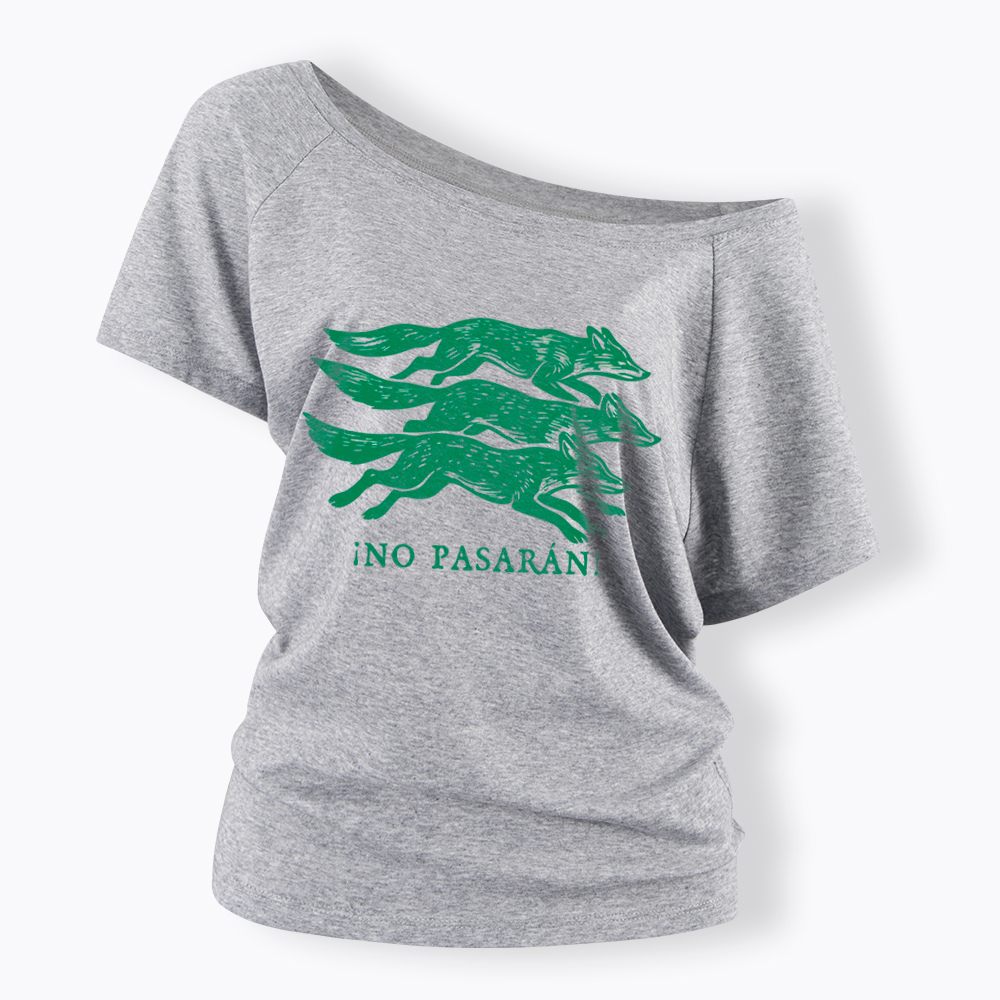 Foxes Resistance Off Shoulder T-Shirt