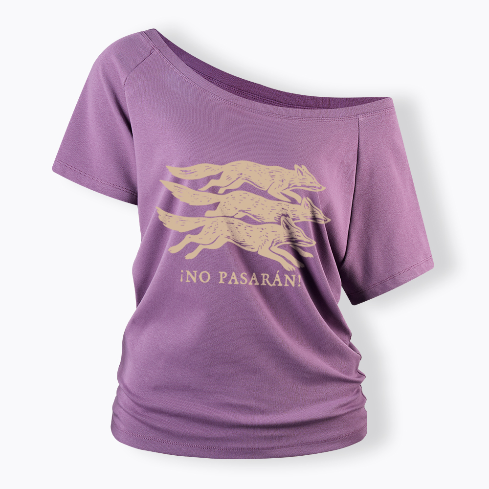 Foxes Resistance Off Shoulder T-Shirt