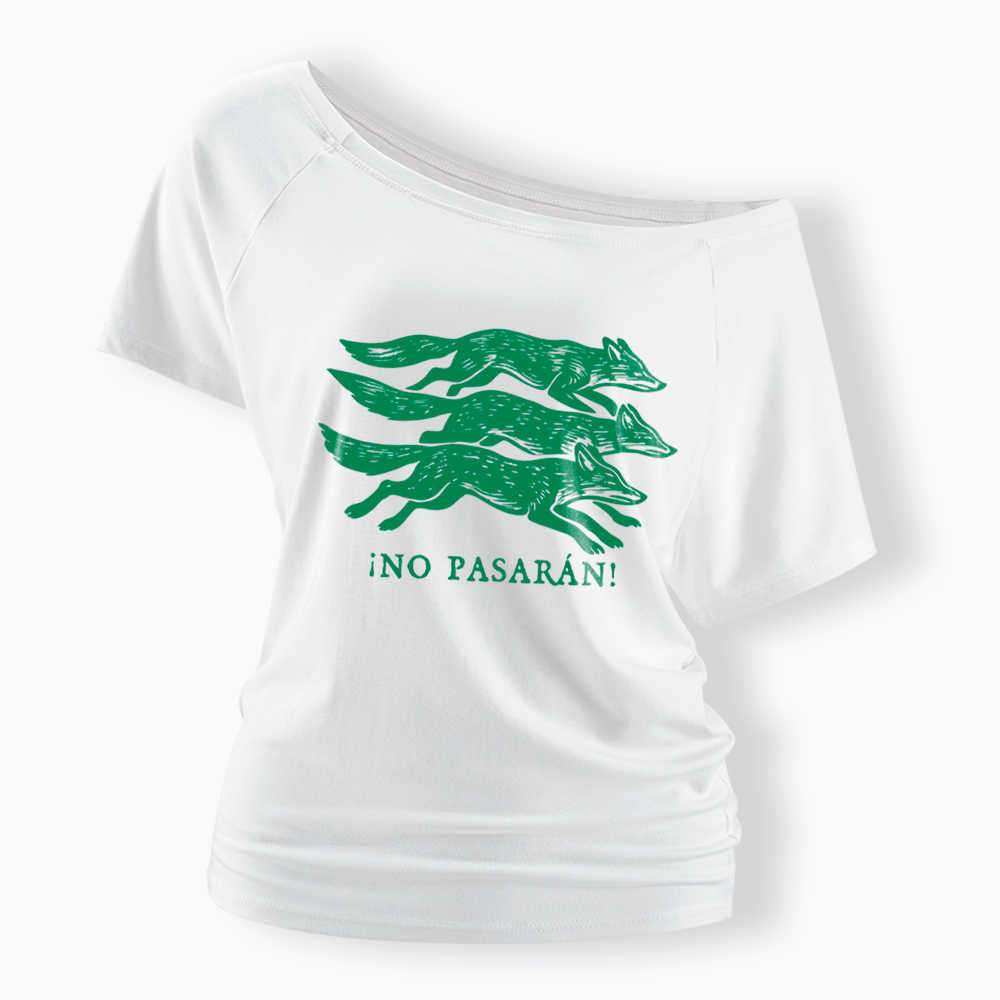 Foxes Resistance Off Shoulder T-Shirt