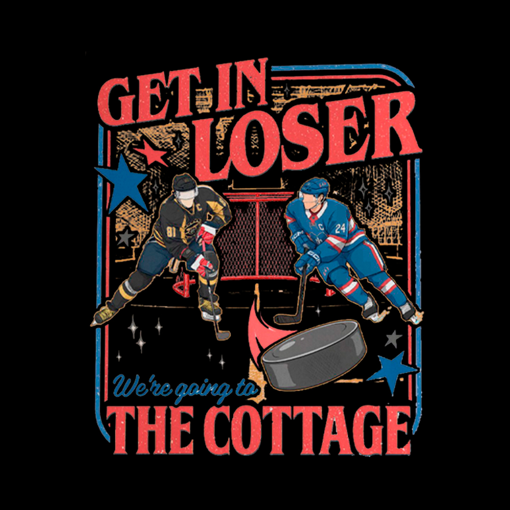 Get In Loser Off Shoulder T-Shirt