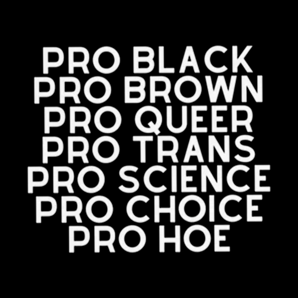 Pro Black Pro Hoe Cropped T-Shirt