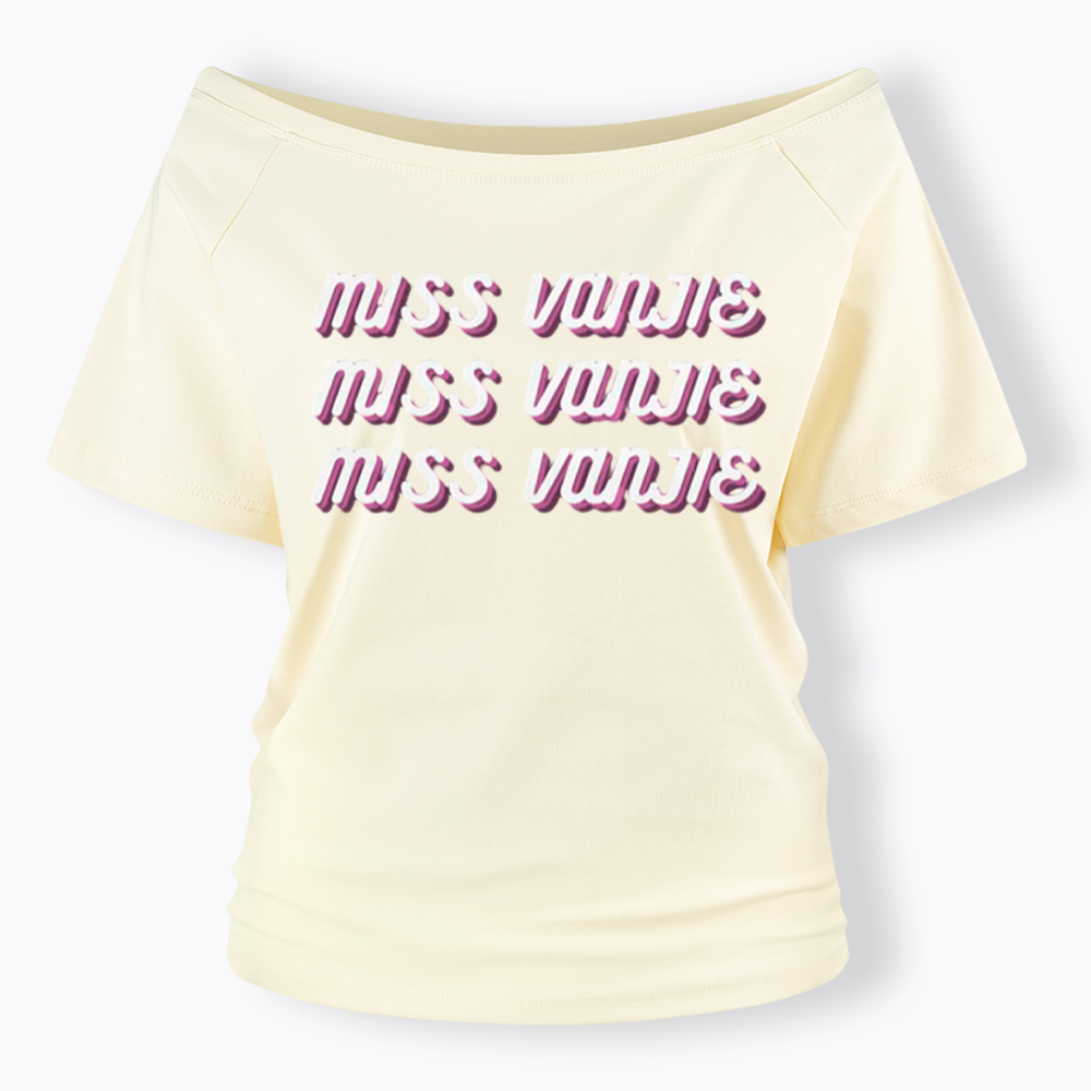 Miss Vanjie Off Shoulder T-Shirt