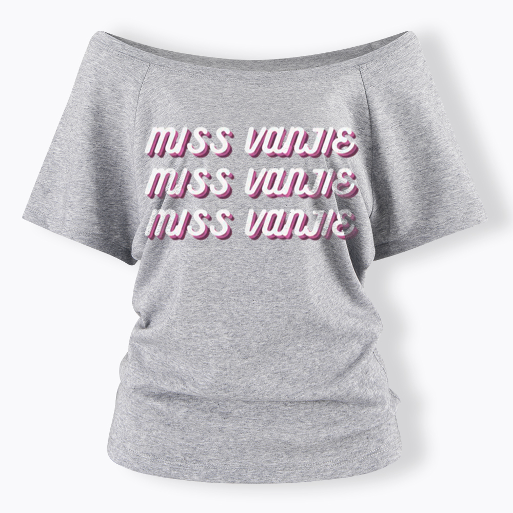 Miss Vanjie Off Shoulder T-Shirt