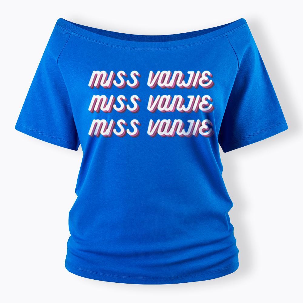 Miss Vanjie Off Shoulder T-Shirt