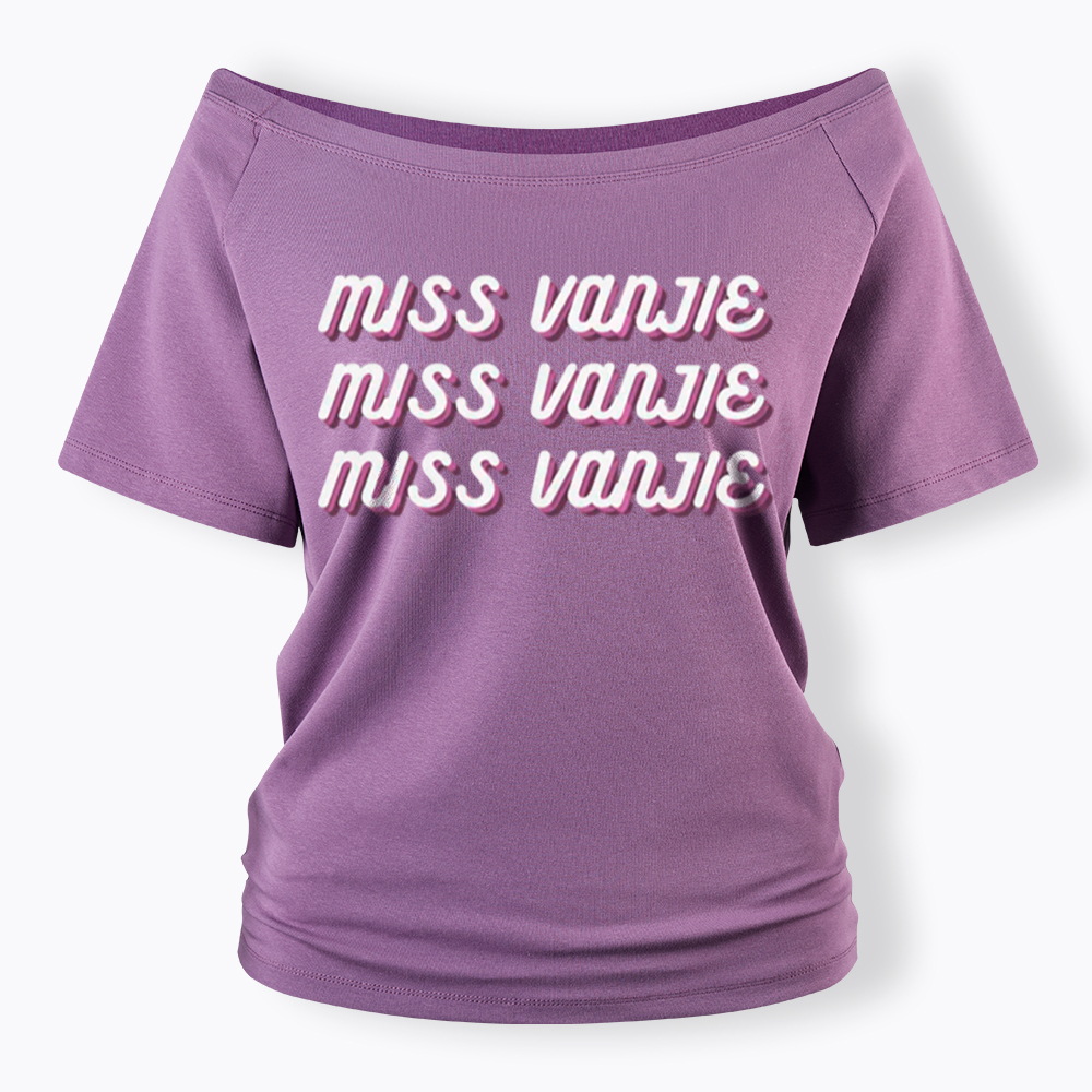 Miss Vanjie Off Shoulder T-Shirt