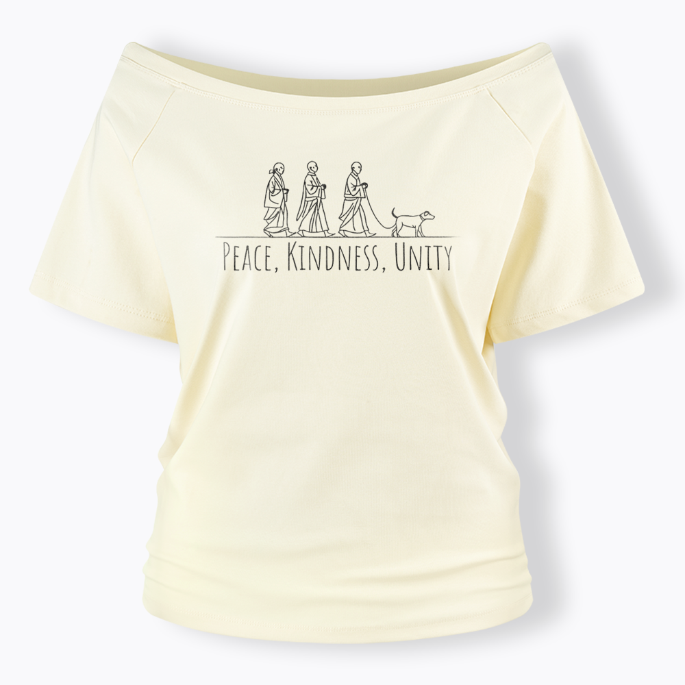 Walk for Peace Off Shoulder T-Shirt