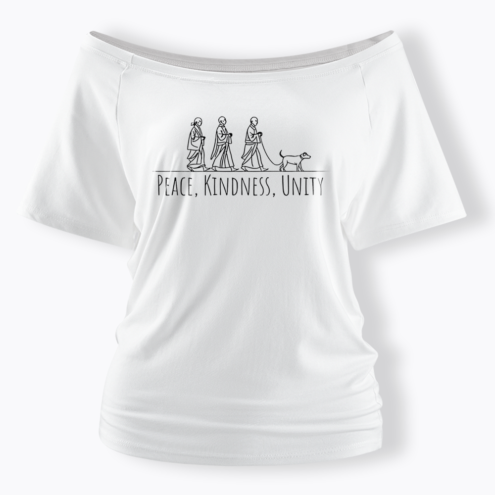 Walk for Peace Off Shoulder T-Shirt