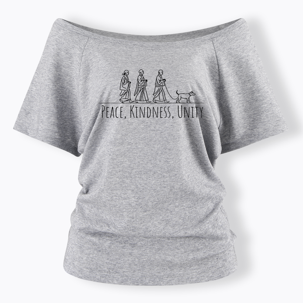 Walk for Peace Off Shoulder T-Shirt