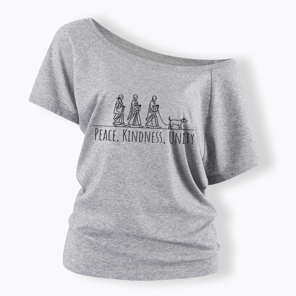 Walk for Peace Off Shoulder T-Shirt