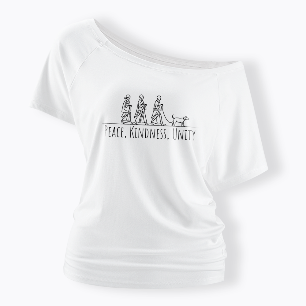 Walk for Peace Off Shoulder T-Shirt