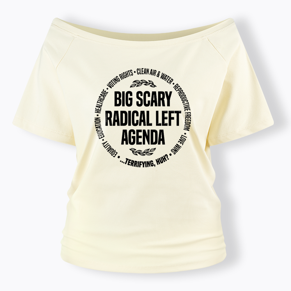 Love Wins Off Shoulder T-Shirt