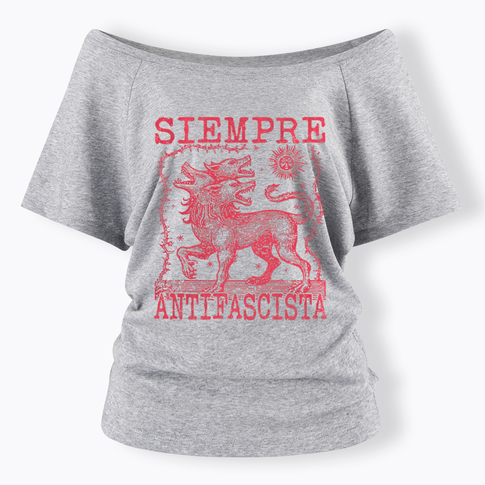 Hydra Dog Off Shoulder T-Shirt