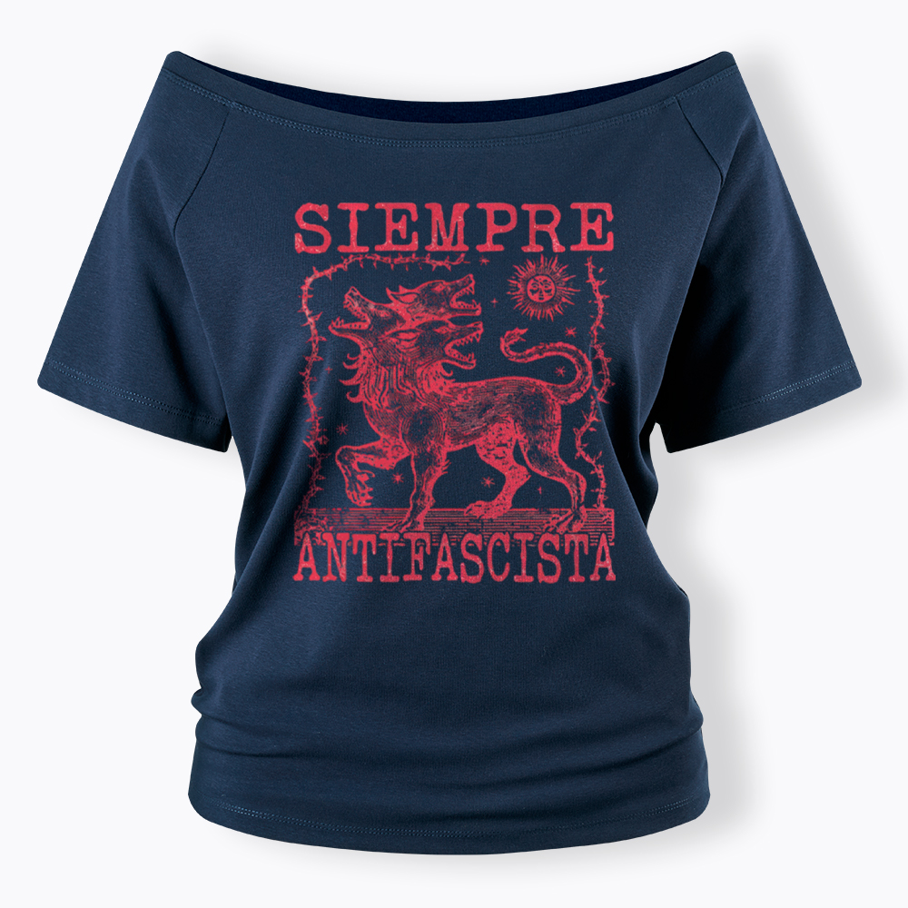 Hydra Dog Off Shoulder T-Shirt