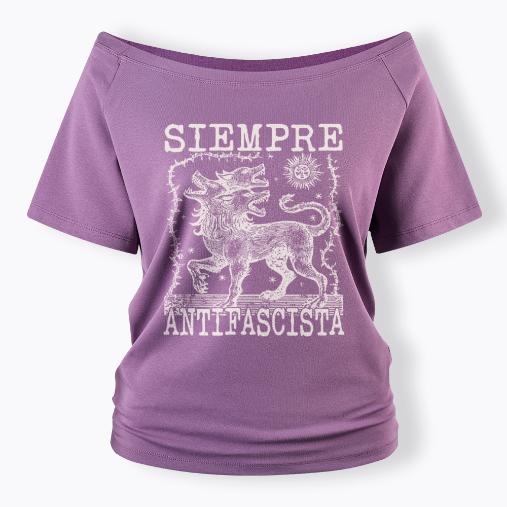 Hydra Dog Off Shoulder T-Shirt