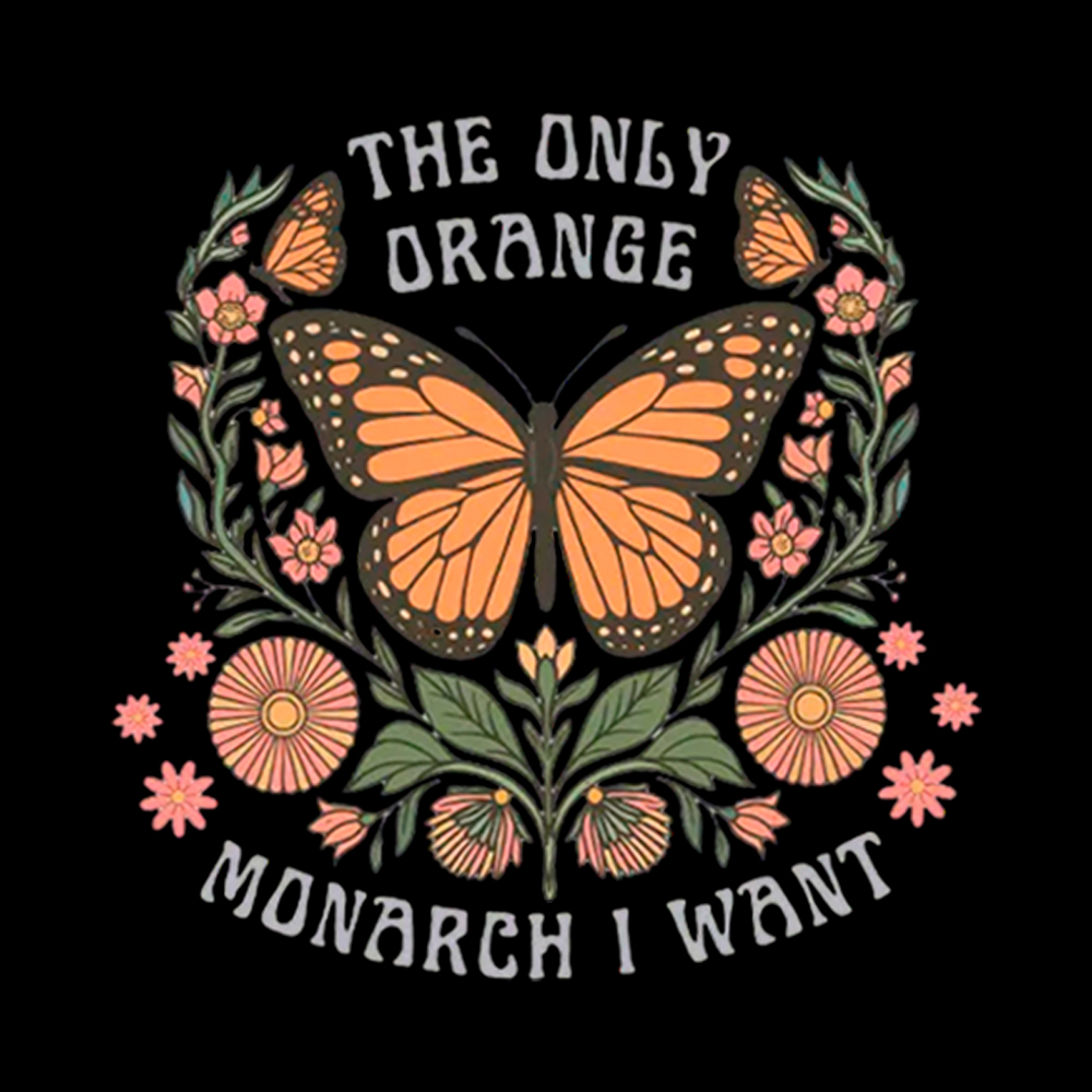 The Only Orange Monarch I Want Off Shoulder T-Shirt