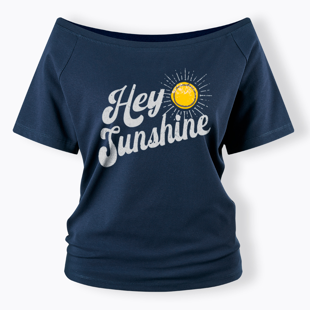 Be Kind Hey Sunshine Off Shoulder T-Shirt