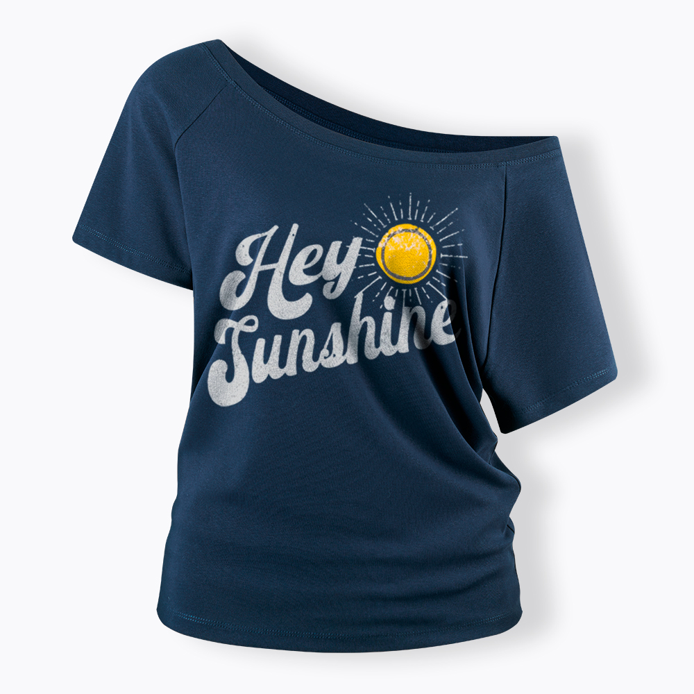 Be Kind Hey Sunshine Off Shoulder T-Shirt