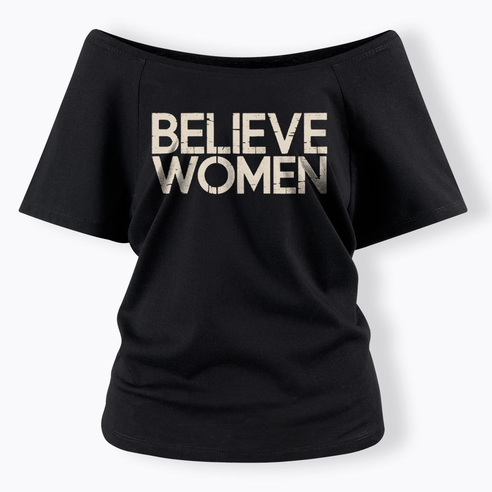 No Kings Protest Off Shoulder T-Shirt