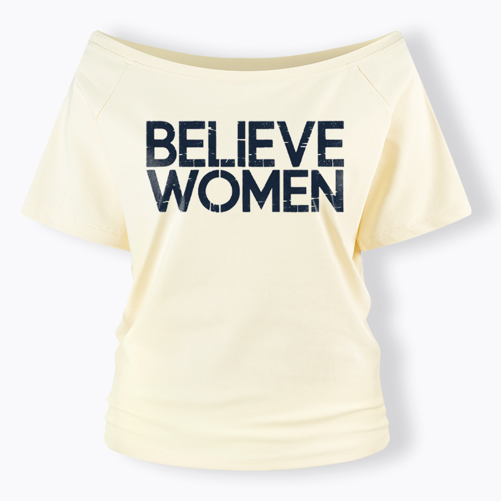 No Kings Protest Off Shoulder T-Shirt