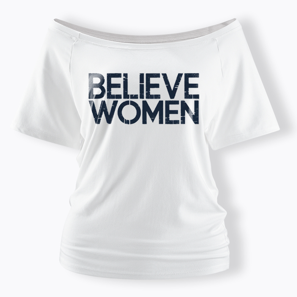 No Kings Protest Off Shoulder T-Shirt