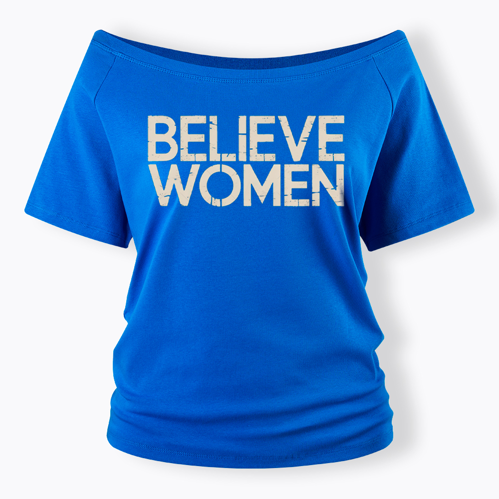 No Kings Protest Off Shoulder T-Shirt