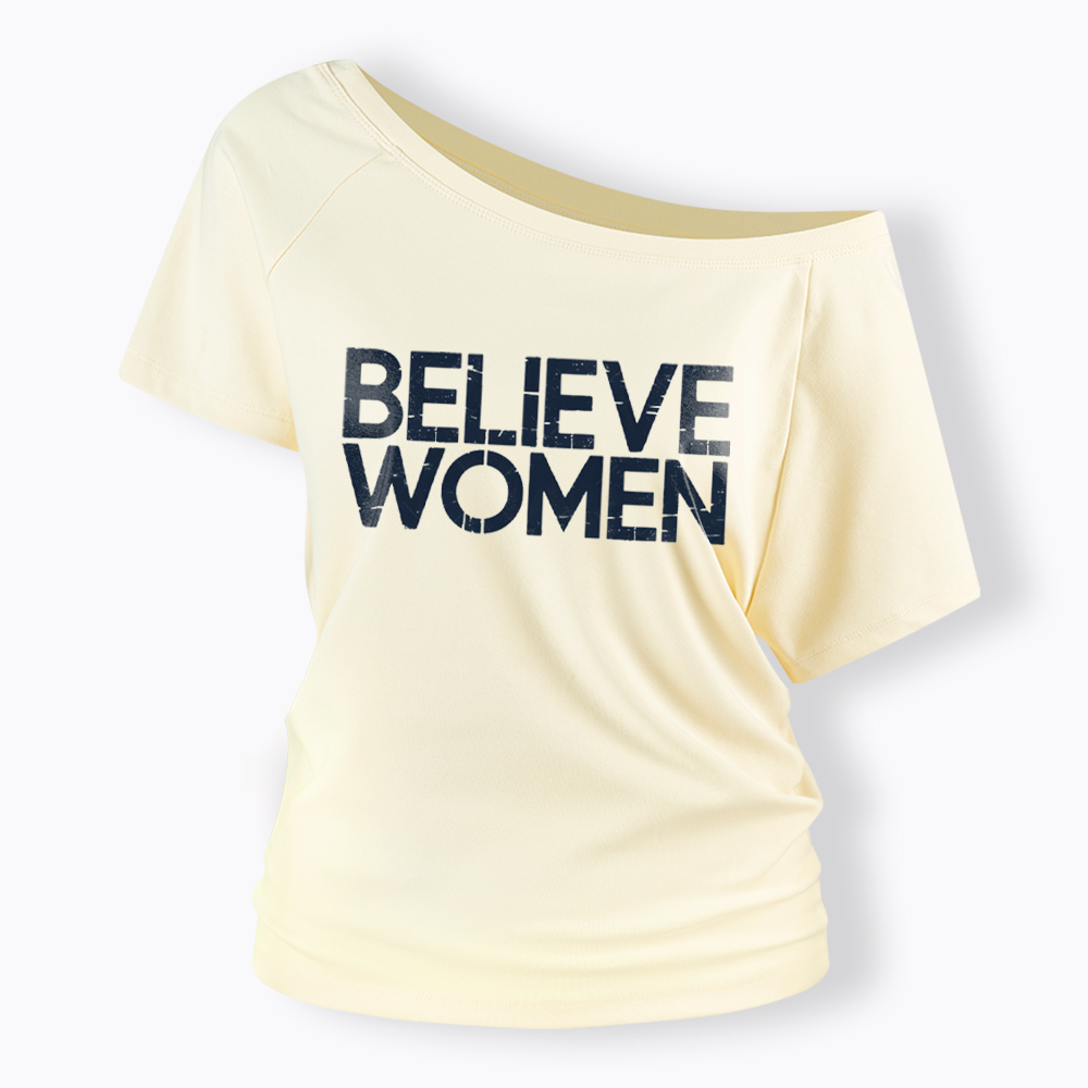 No Kings Protest Off Shoulder T-Shirt