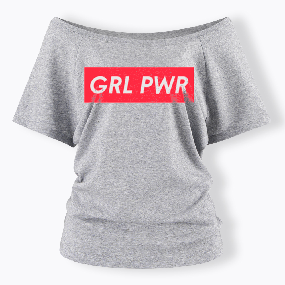 Girl Power Off Shoulder T-Shirt