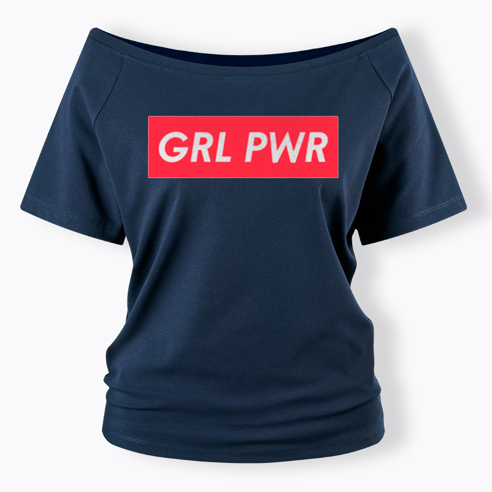 Girl Power Off Shoulder T-Shirt