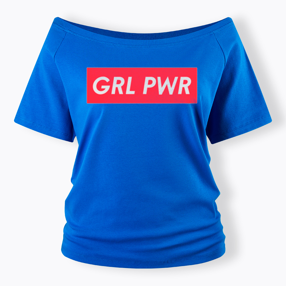 Girl Power Off Shoulder T-Shirt