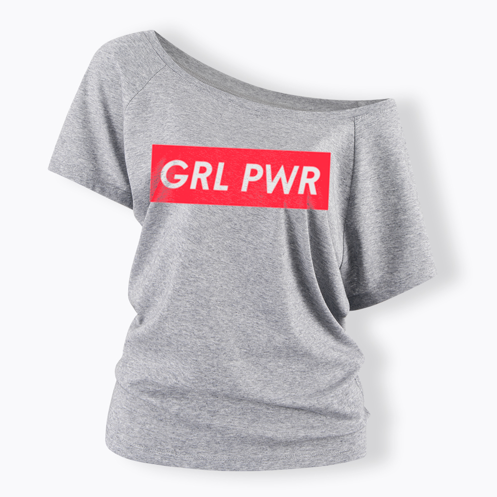 Girl Power Off Shoulder T-Shirt