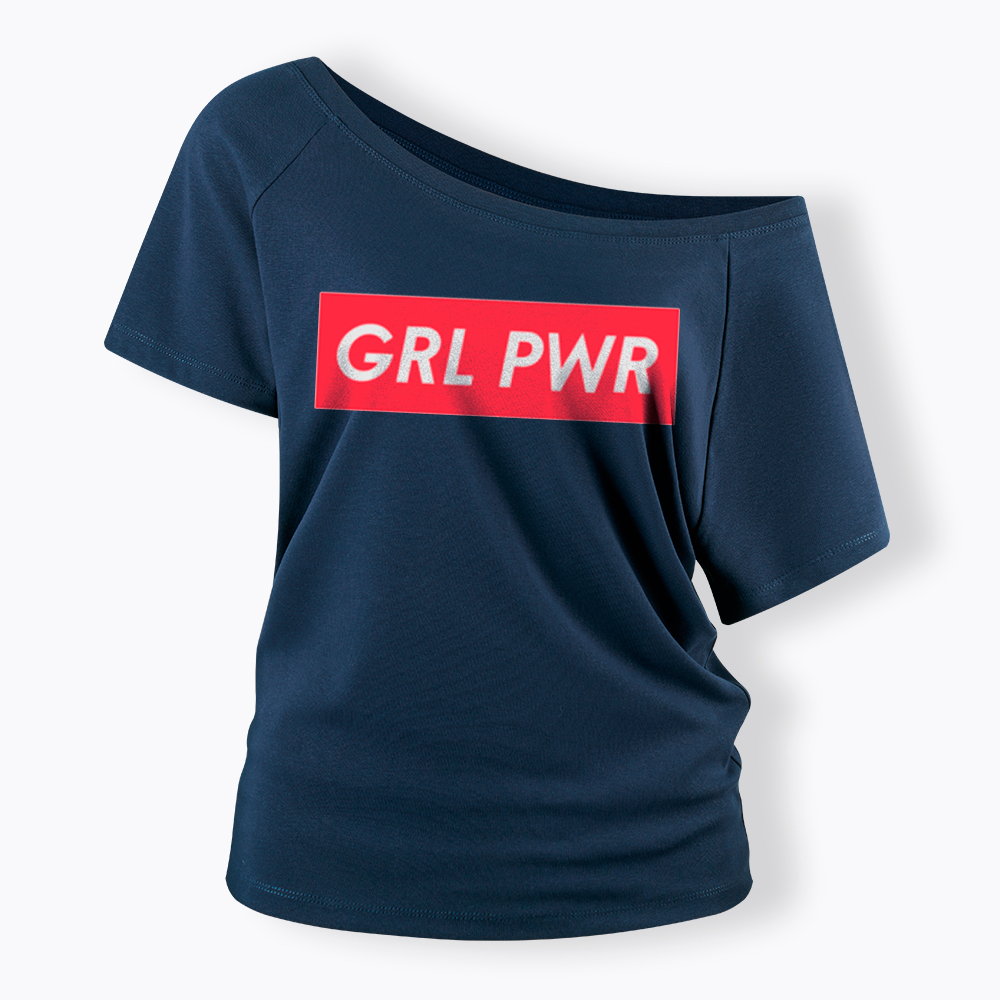 Girl Power Off Shoulder T-Shirt