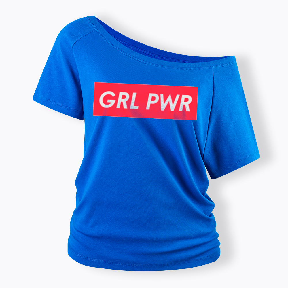 Girl Power Off Shoulder T-Shirt