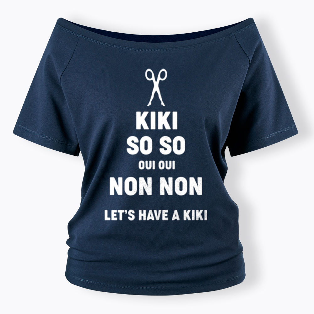 Let's Have a Kiki Off Shoulder T-Shirt