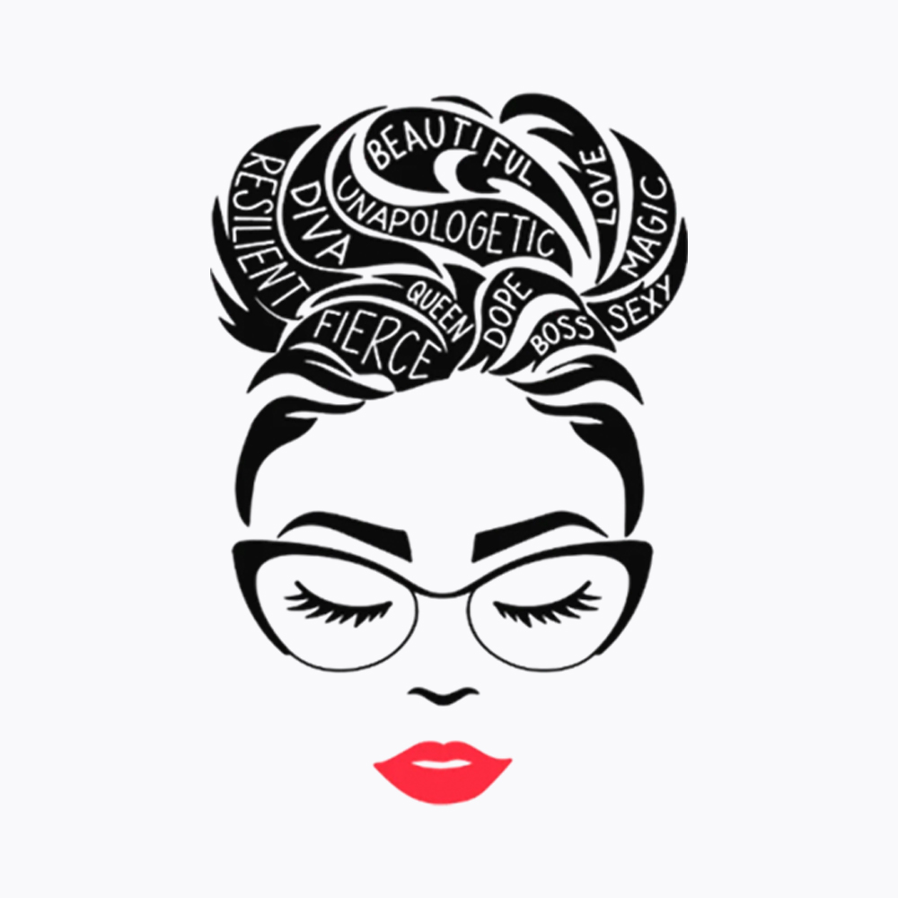 Black Queen Afro Woman Empowerment Cropped T-Shirt