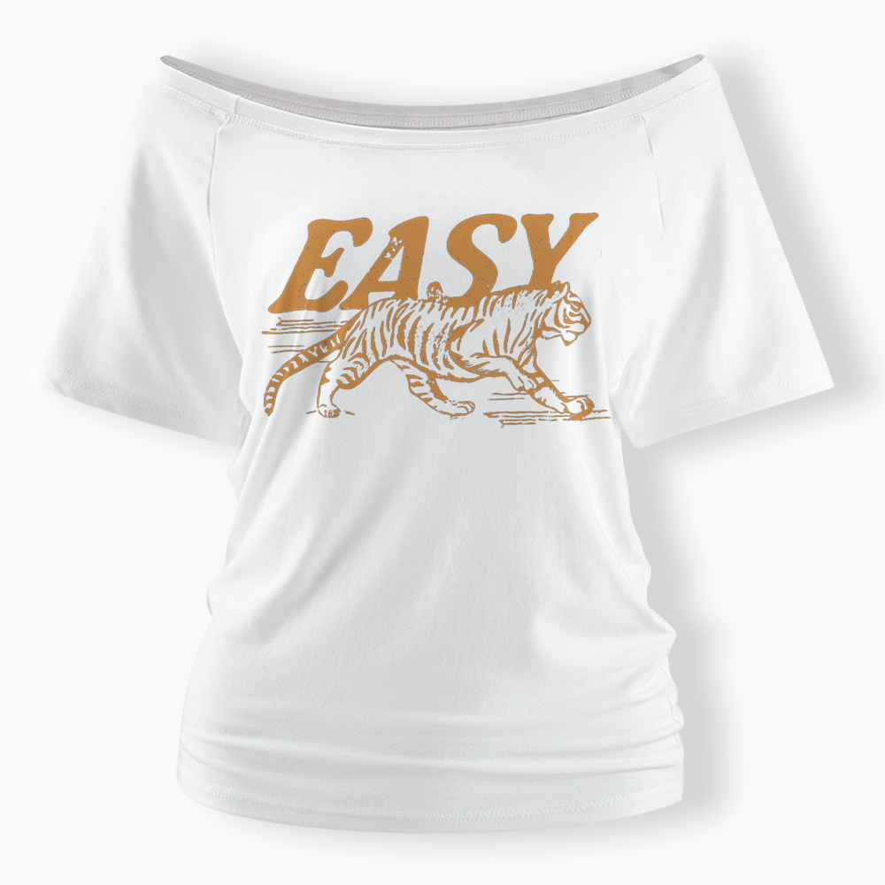 Easy Tiger Off Shoulder T-Shirt
