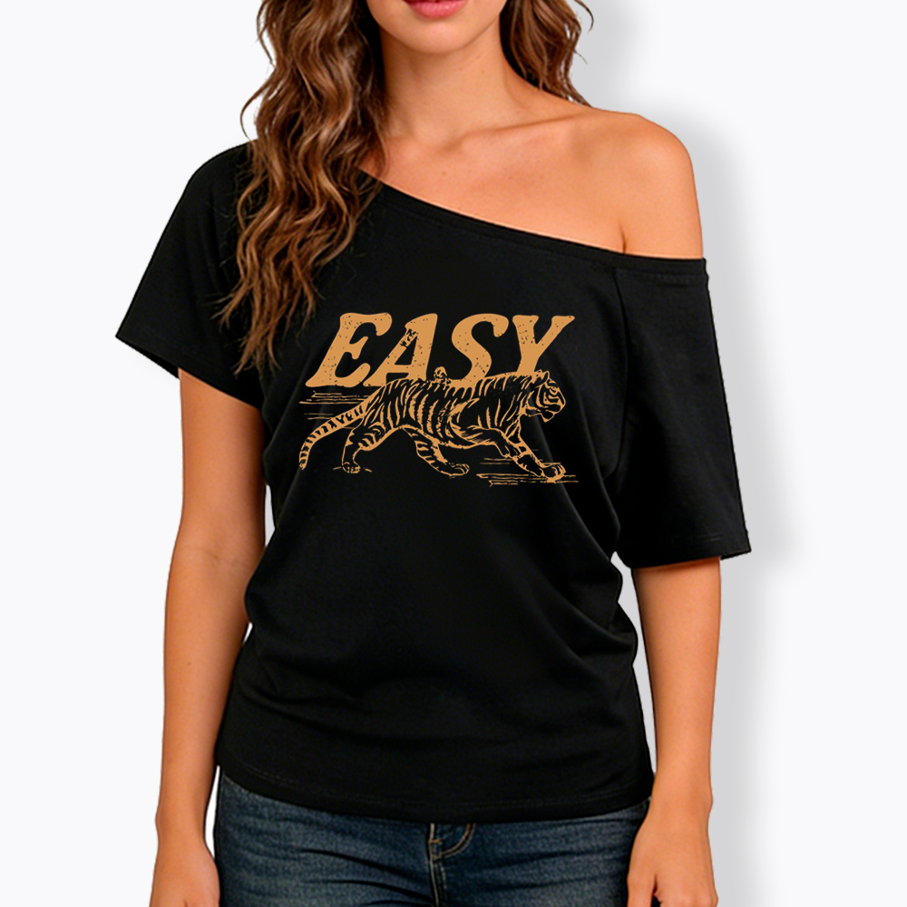 Easy Tiger Off Shoulder T-Shirt