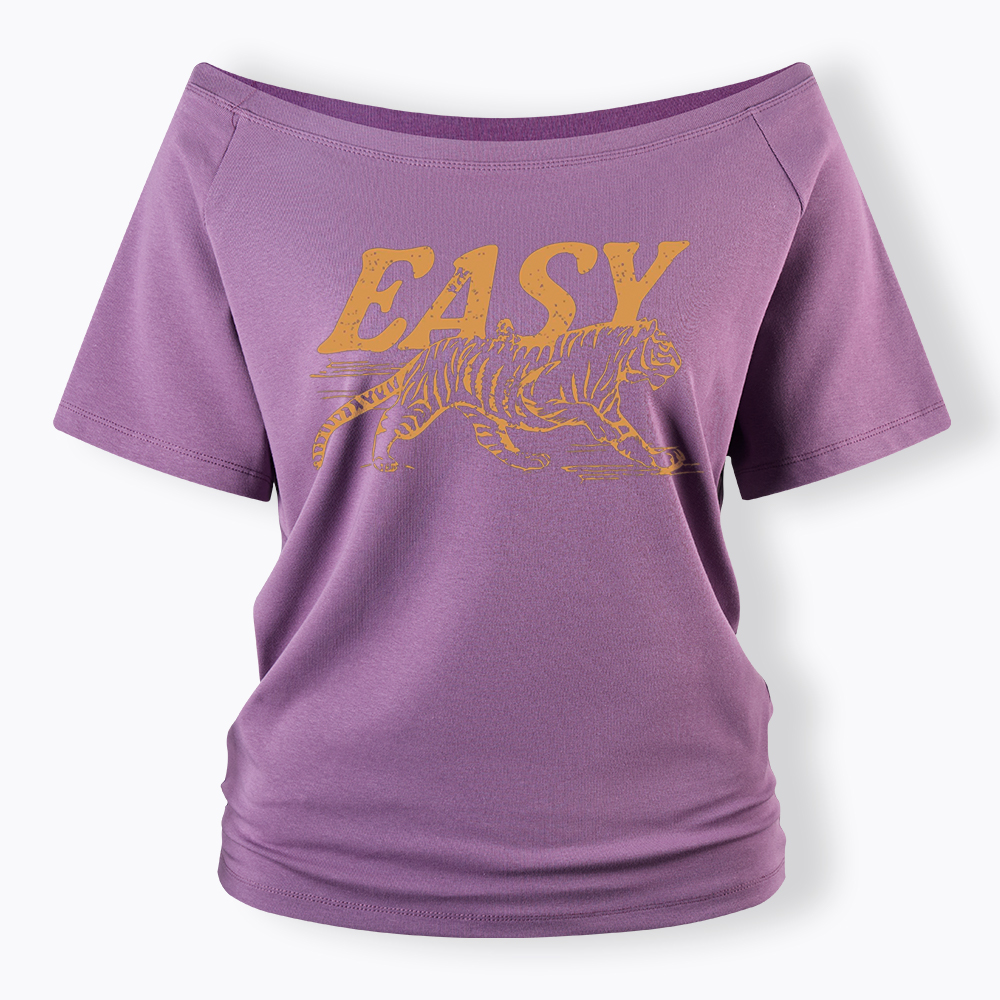 Easy Tiger Off Shoulder T-Shirt