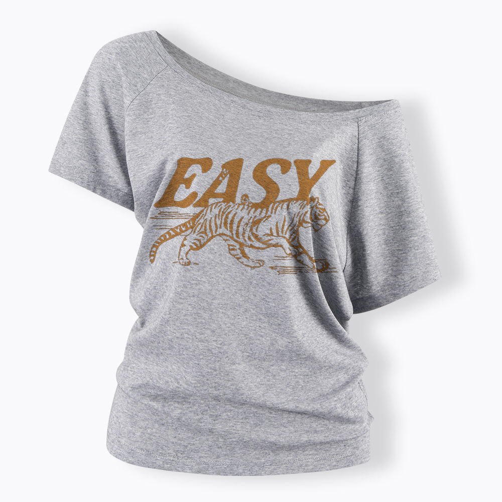 Easy Tiger Off Shoulder T-Shirt