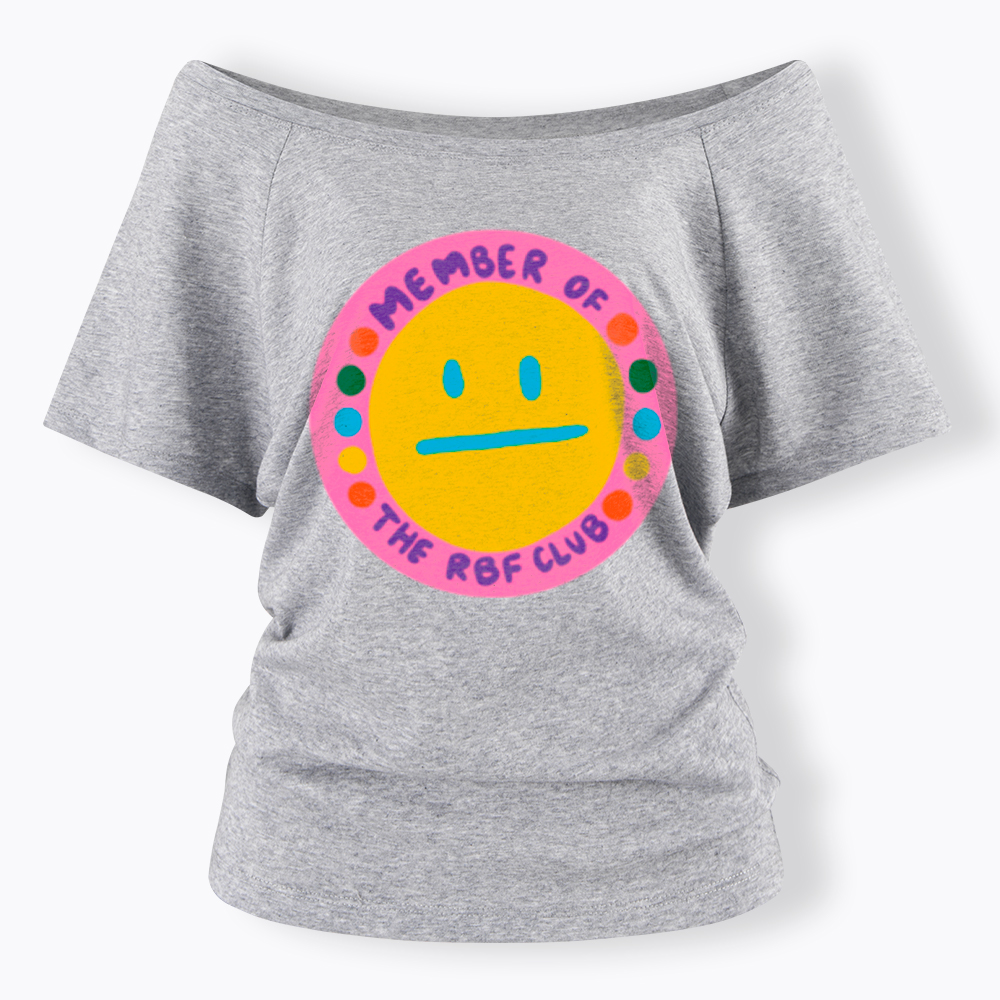 Member of the RBF Club Off Shoulder T-Shirt
