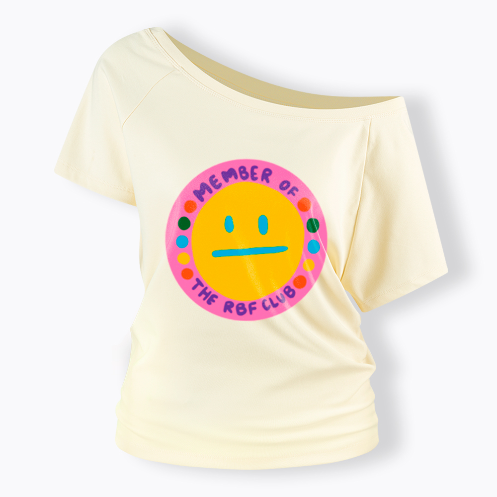 Member of the RBF Club Off Shoulder T-Shirt