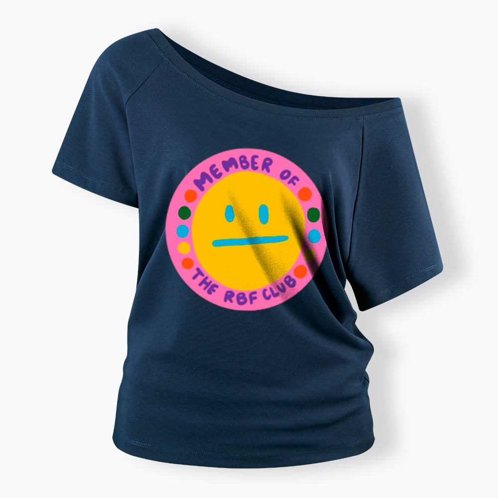Member of the RBF Club Off Shoulder T-Shirt