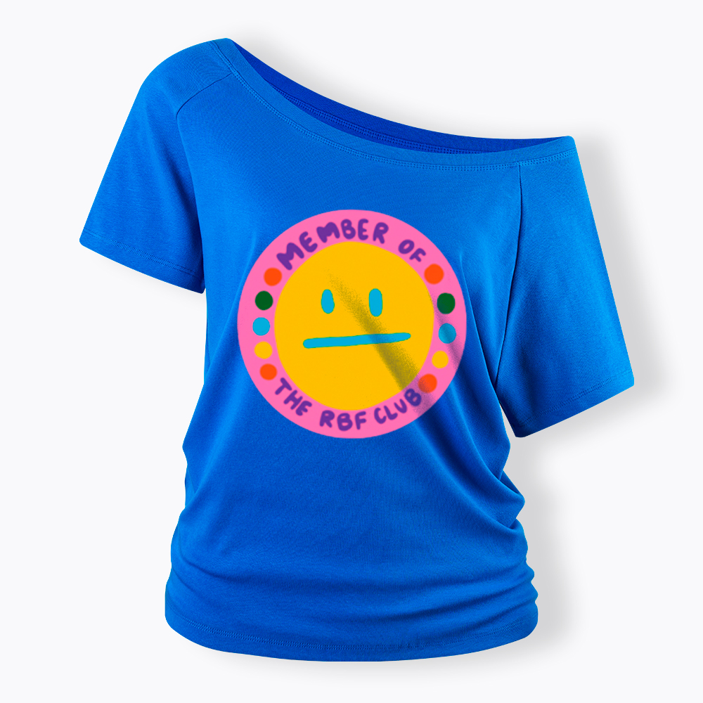 Member of the RBF Club Off Shoulder T-Shirt