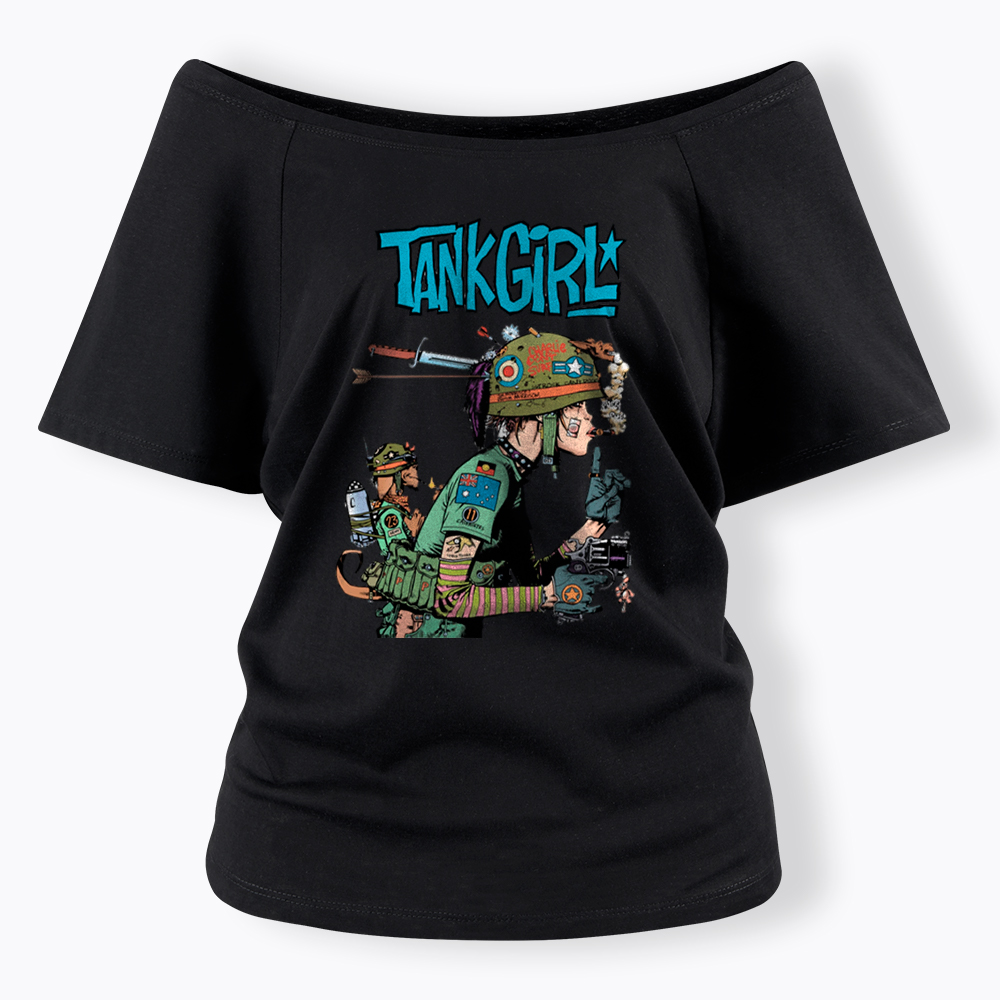 Punk Girl Off Shoulder T-Shirt