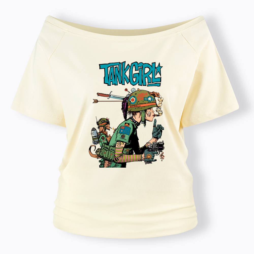 Punk Girl Off Shoulder T-Shirt