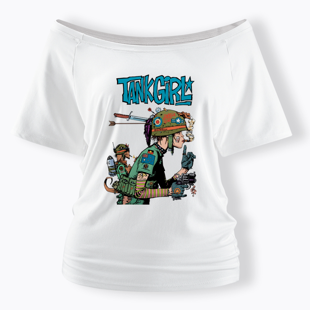 Punk Girl Off Shoulder T-Shirt