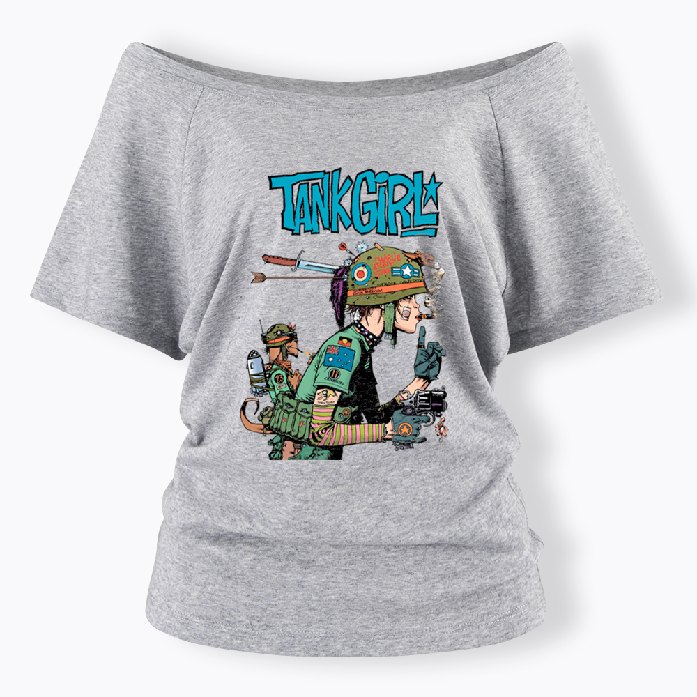 Punk Girl Off Shoulder T-Shirt