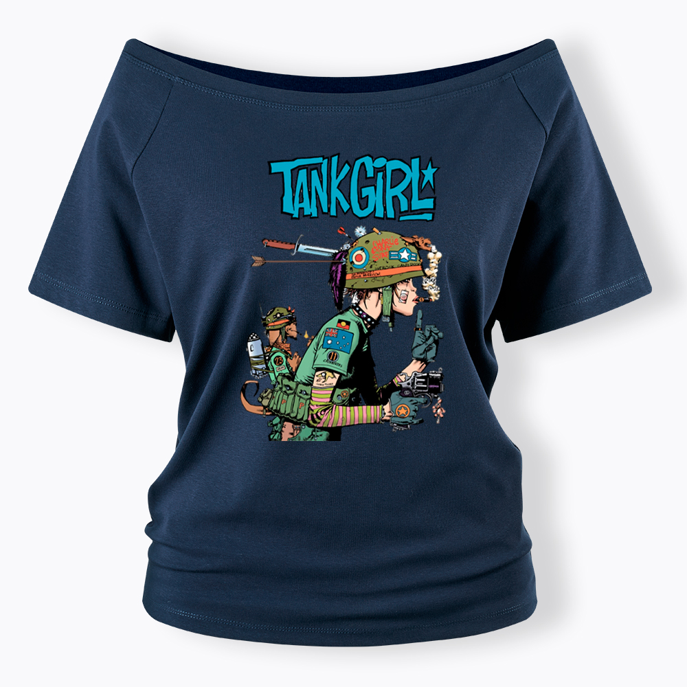 Punk Girl Off Shoulder T-Shirt