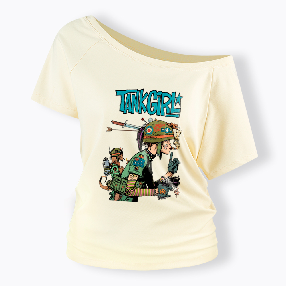 Punk Girl Off Shoulder T-Shirt
