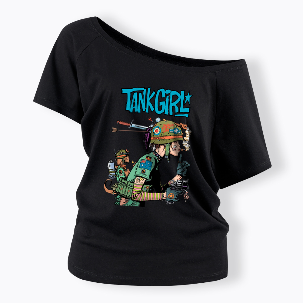 Punk Girl Off Shoulder T-Shirt
